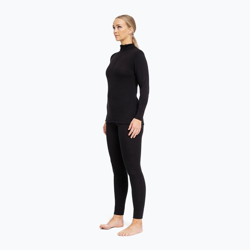 Bluză termoactivă pentru femei Dovre Wool Zip black 4