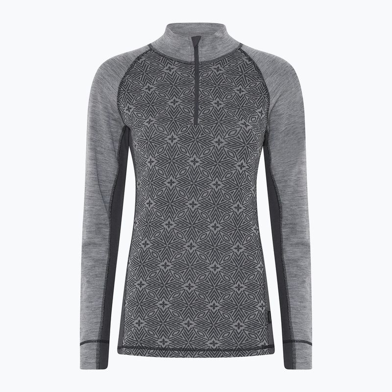 Bluză termoactivă pentru femei Dovre Wool Organic Half Zip grey 5
