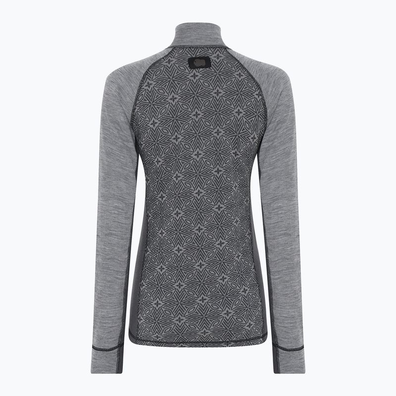 Bluză termoactivă pentru femei Dovre Wool Organic Half Zip grey 6