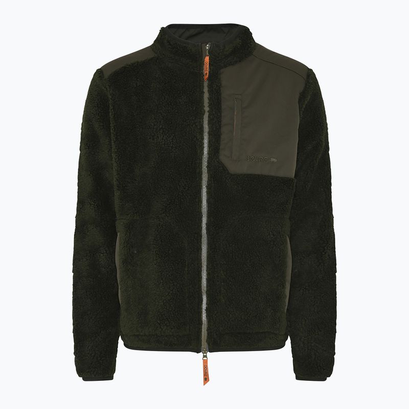 Bluză fleece pentru bărbați Dovre Teddy Fleece green 3