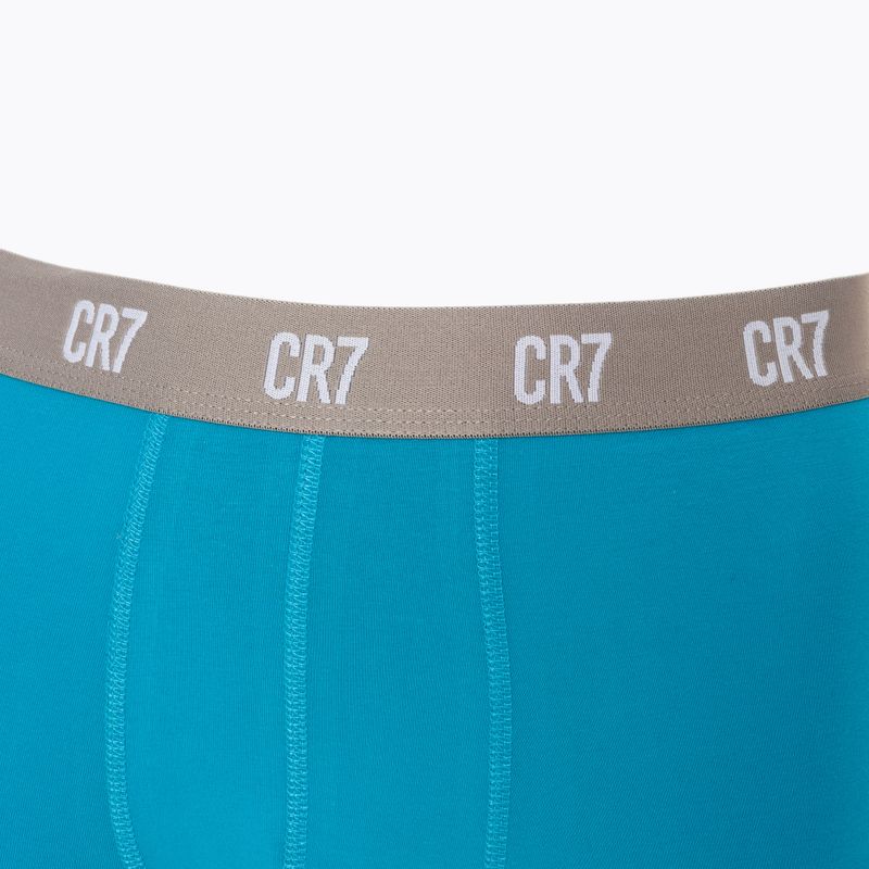 Boxeri pentru bărbați CR7 Basic Trunk 3 perechi black/ green/ light green 6