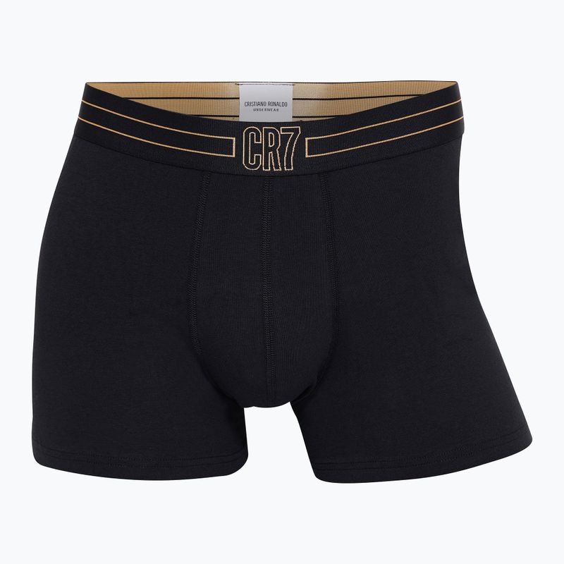 Boxeri bărbătești CR7 Basic Trunk 5 par black/gold 6