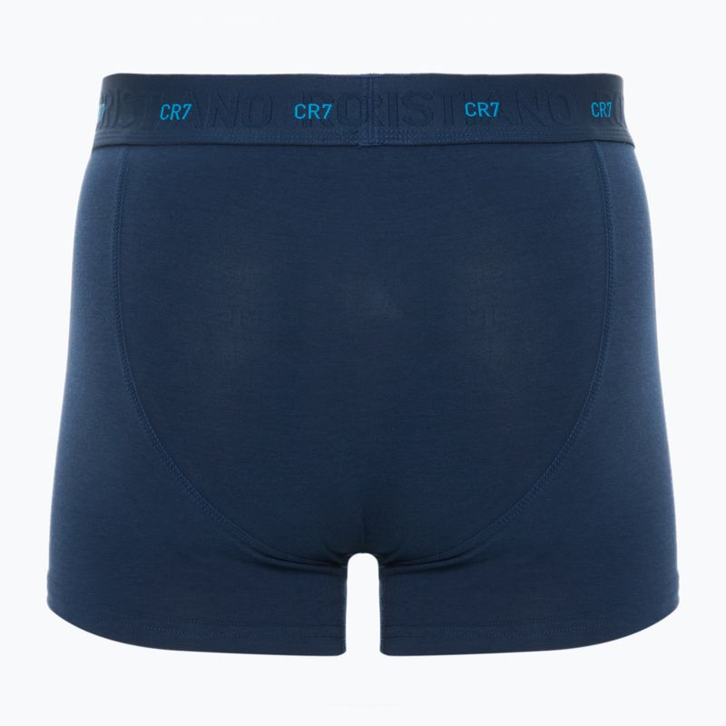 Boxeri pentru bărbați CR7 Bamboo Trunk FSC 3 perechi navy 2