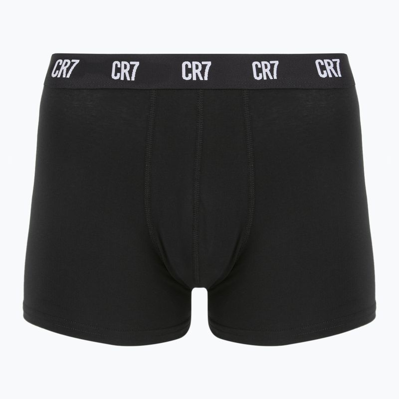 Boxeri pentru bărbați CR7 Basic Trunk 5 par black/white