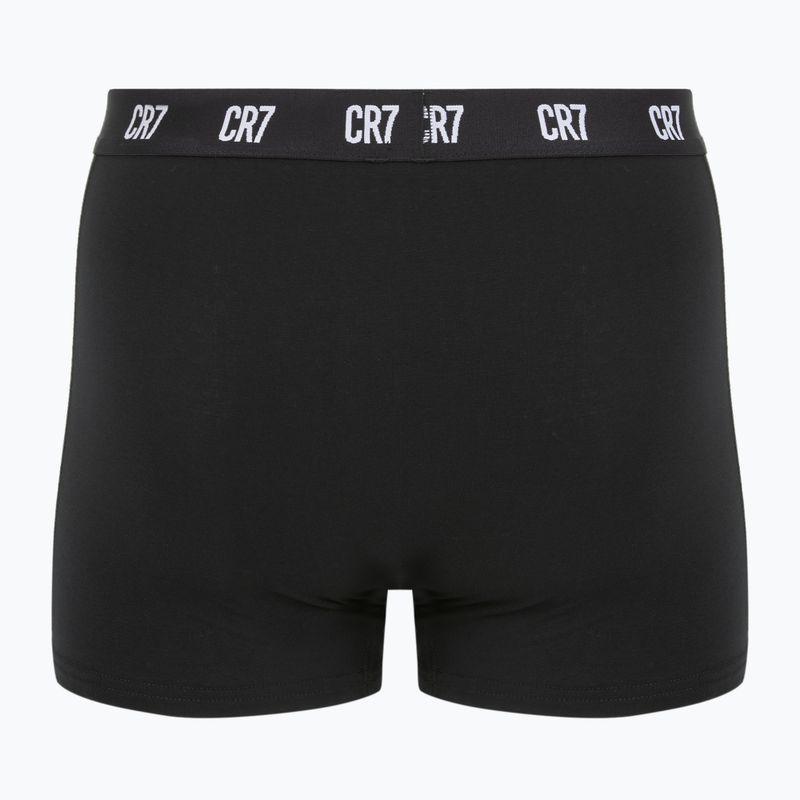 Boxeri pentru bărbați CR7 Basic Trunk 5 par black/white 2