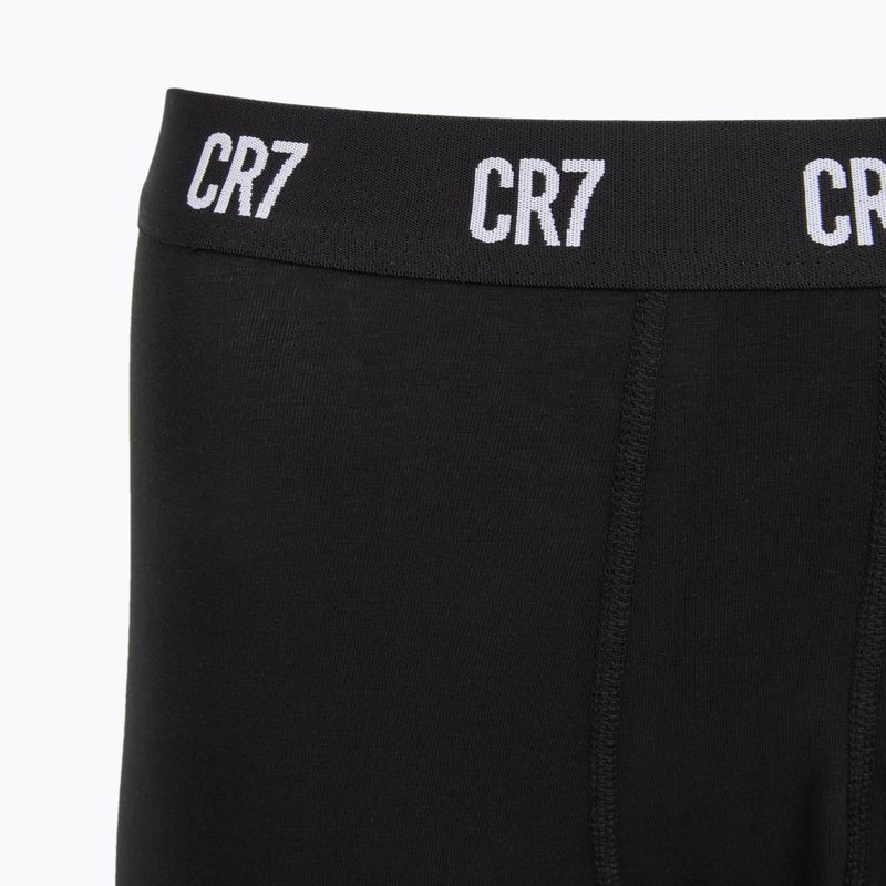 Boxeri pentru bărbați CR7 Basic Trunk 5 par black/white 3