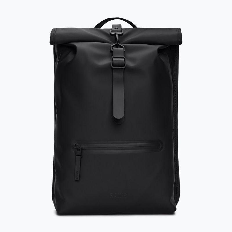 Rucsac de oraș Rains Rucksack Rolltop W3 13 l black