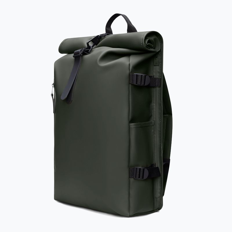 Rucsac de oraș Rains Rolltop Rucksack Large 23 l green 2