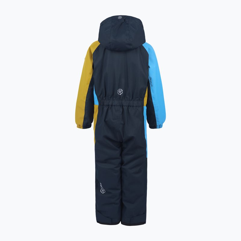 Combinezon de schi pentru copii Color Kids Coverall Colorblock AF 10.000 colorat-negru 740655 2