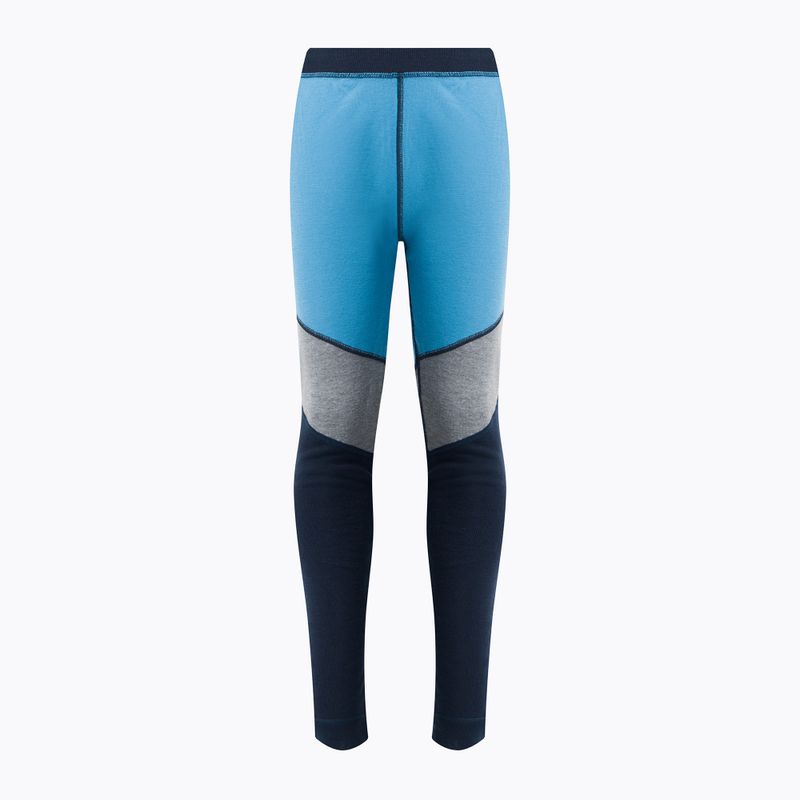 Lenjerie termoactivă pentru copii Color Kids Ski Underwear Colorblock albastră 740777.7280 5