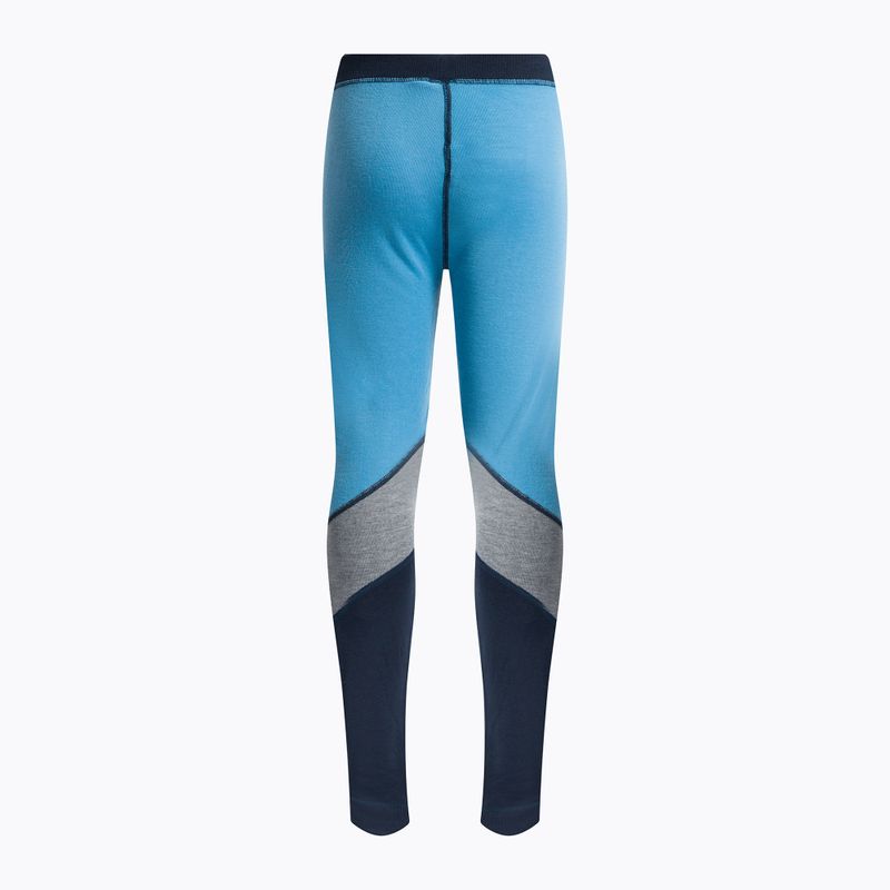 Lenjerie termoactivă pentru copii Color Kids Ski Underwear Colorblock albastră 740777.7280 6