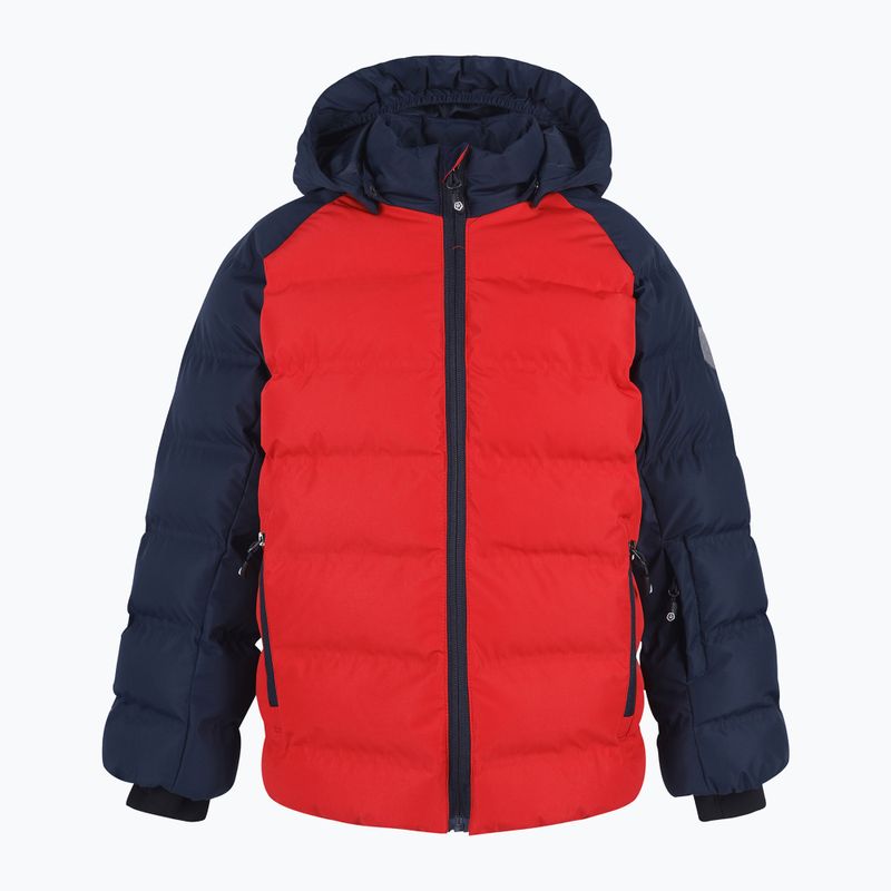 Geacă de schi pentru copii Color Kids Ski Jacket Quilted AF 10.000 croșie-neagră 740695