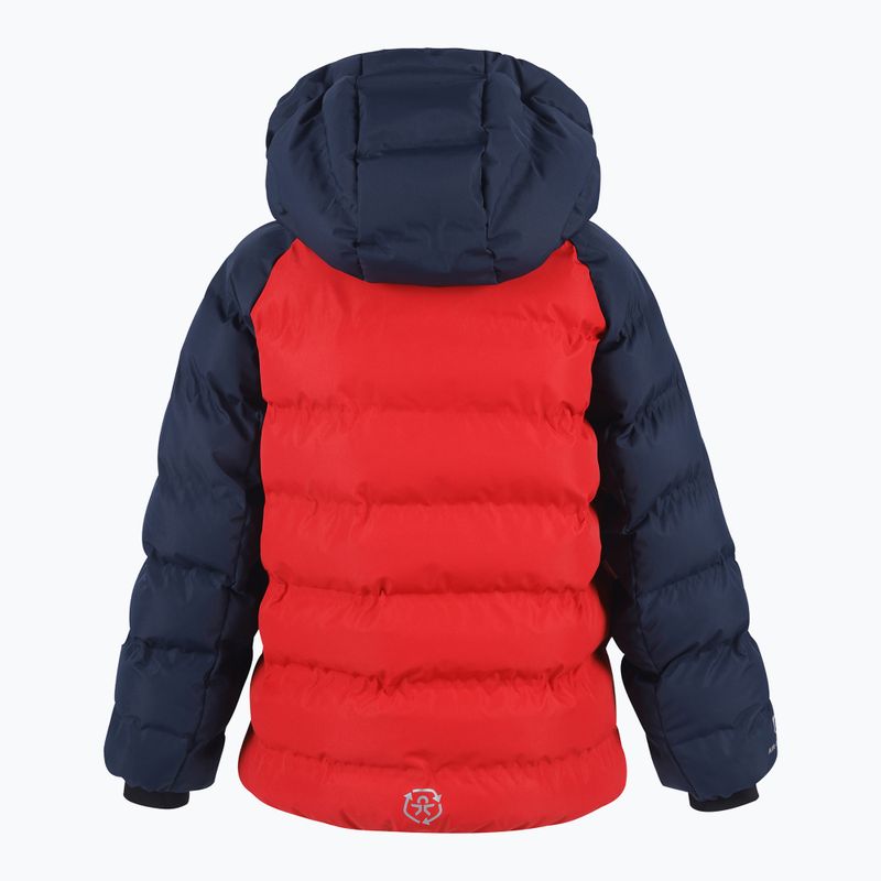 Geacă de schi pentru copii Color Kids Ski Jacket Quilted AF 10.000 croșie-neagră 740695 3