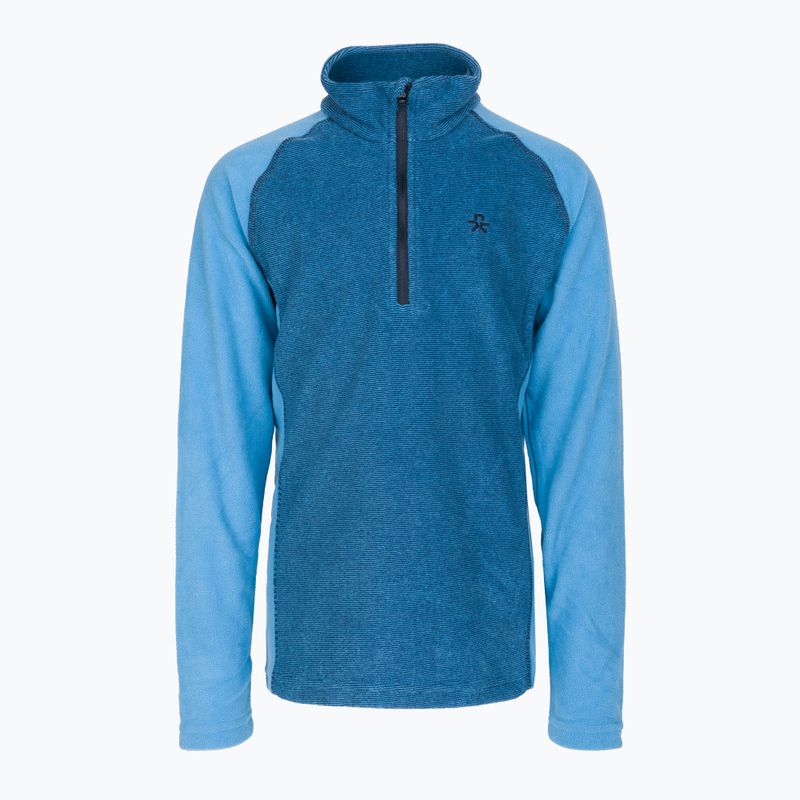 Bluză fleece pentru copii Color Kids Fleece Pulli Striped bleumarin 740769