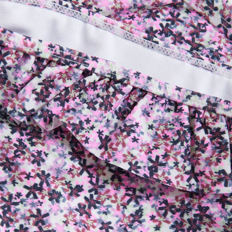 Costum de baie două piese pentru copii Color Short Skirt Bikini mov CO7201116071 3