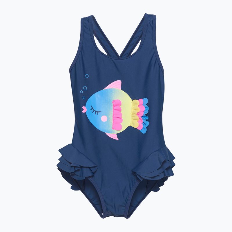 Costum de baie o singură piesă pentru copii Culoare Aplicație pentru copii albastru marin CO7201197198