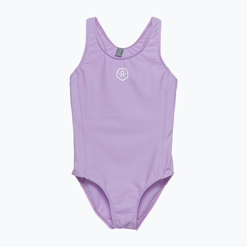 Color Kids Costum de baie dintr-o singură piesă mov solid CO5584663