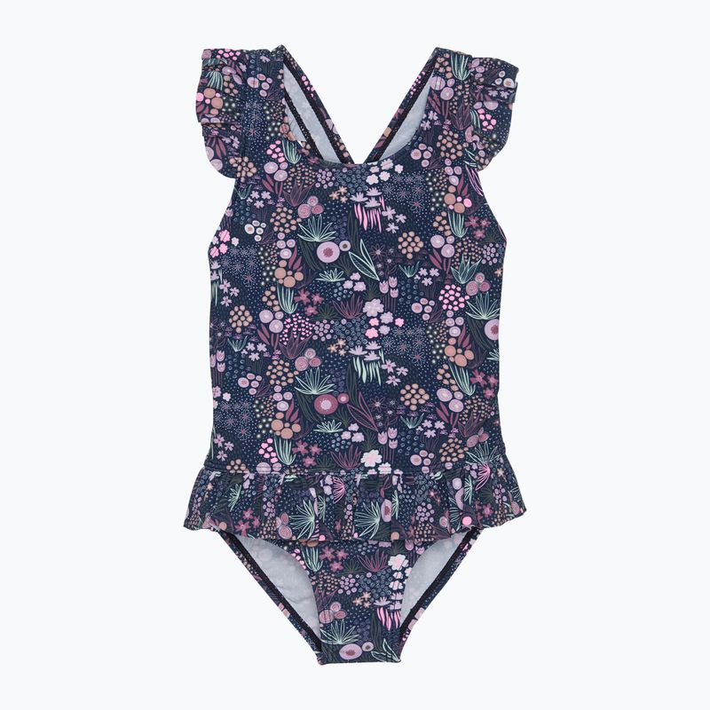 Color Kids Frills AOP costum de baie dintr-o bucată albastru marin CO7200977198