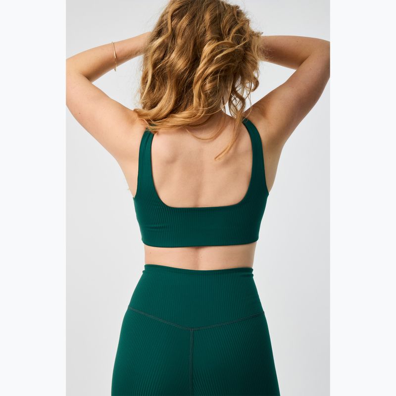 Sutien de antrenament Girlfriend Collective Rib Tommy rain forest 3