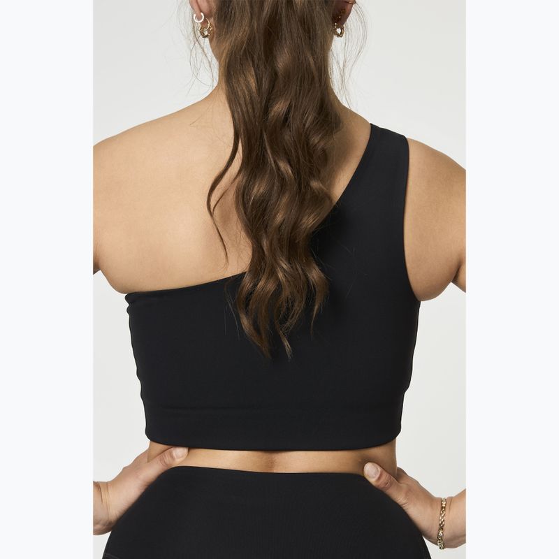 Sutien de antrenament Girlfriend Collective Bianca One Shoulder black 5
