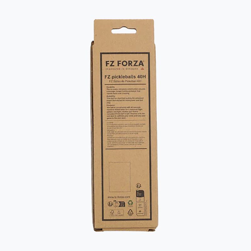 Mingi de pickleball FZ Forza 40H 3 pack yellow 3