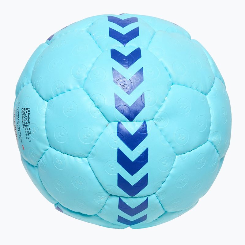 Hummel Street Play albastru deschis albastru handbal mărimea 0 2