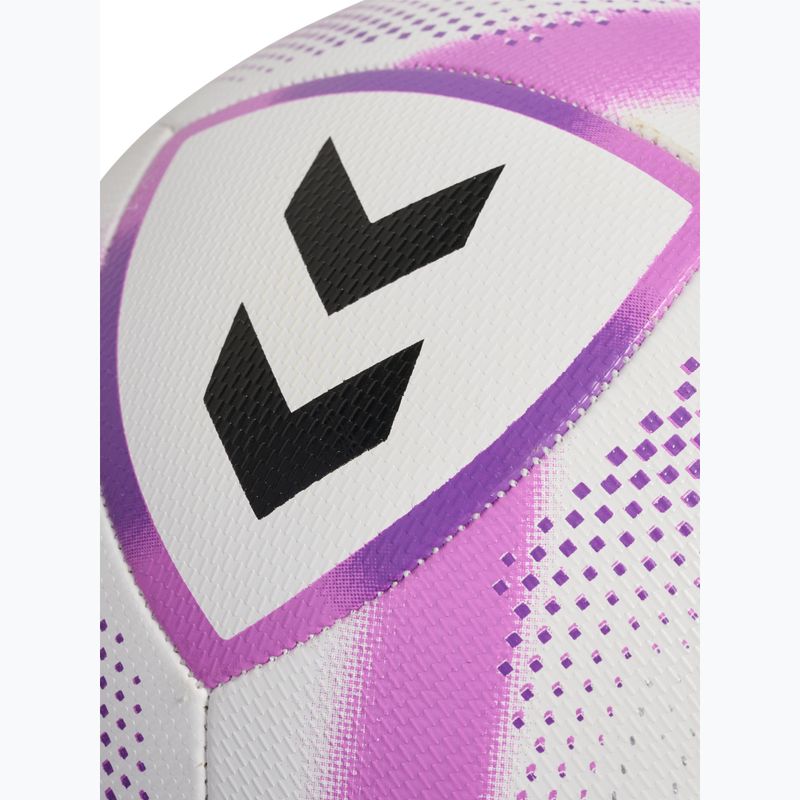 Minge de fotbal Hummel HML Aerofly Light 290 white/purple mărimea 3 4