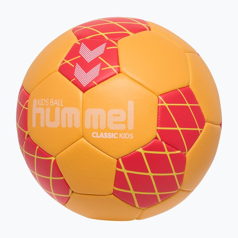 Minge de handbal pentru copii Hummel Classic HB Jr orange/red/yellow size 0 2