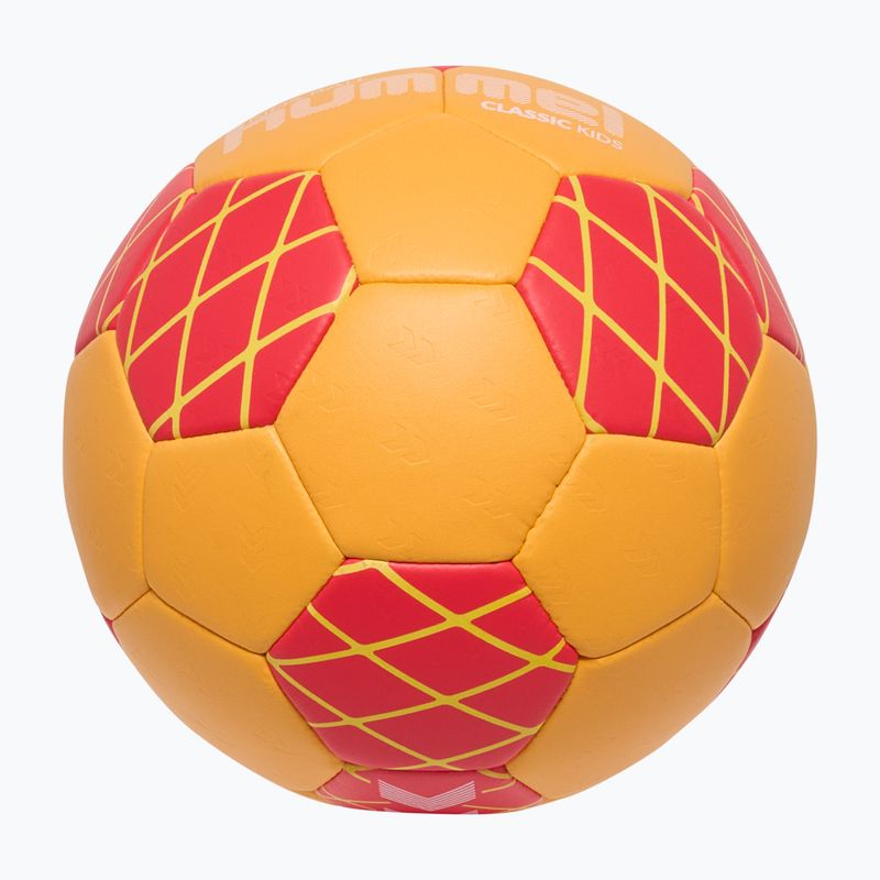 Minge de handbal pentru copii Hummel Classic HB Jr orange/red/yellow size 0 3