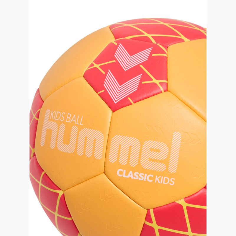Minge de handbal pentru copii Hummel Classic HB Jr orange/red/yellow size 0 4