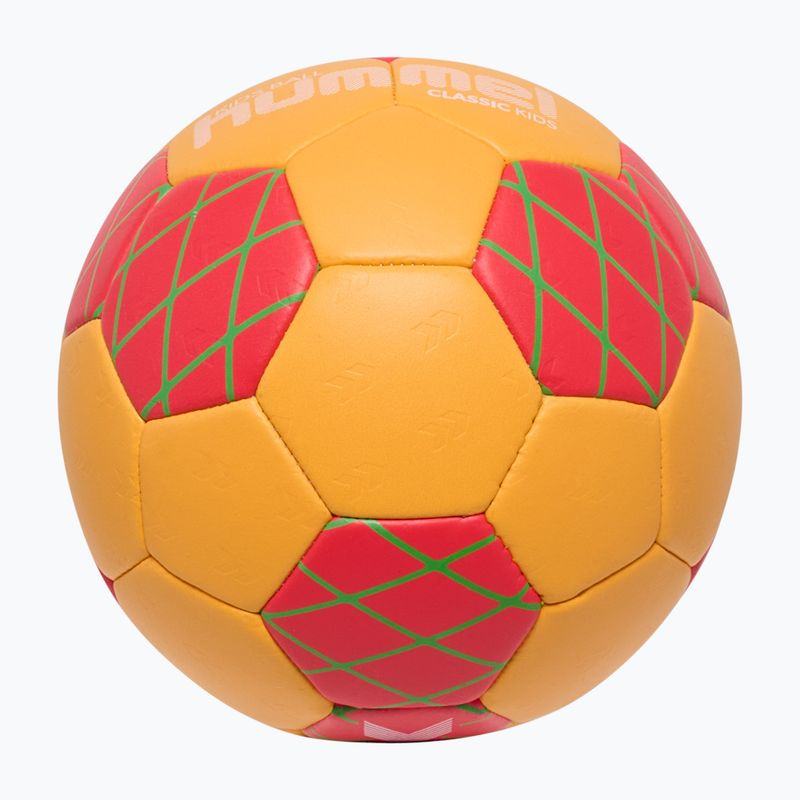 Minge de handbal pentru copii Hummel Classic HB Jr orange/red/green size 0.0 3