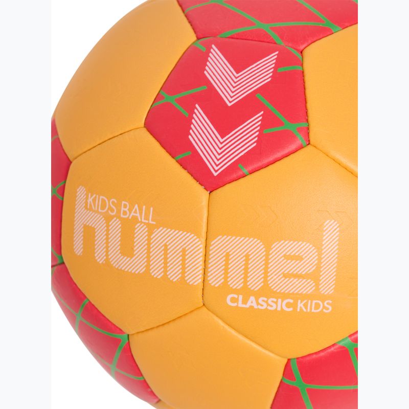 Minge de handbal pentru copii Hummel Classic HB Jr orange/red/green size 0.0 4