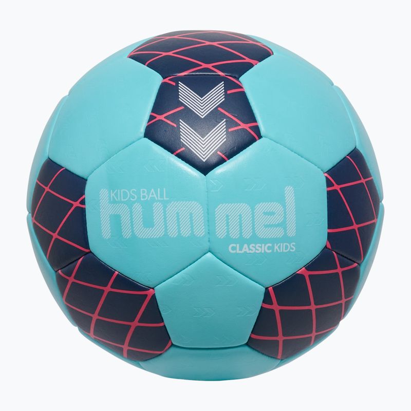 Minge de handbal pentru copii Hummel Classic HB Jr light blue/marine/red size 1