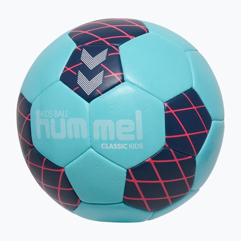 Minge de handbal pentru copii Hummel Classic HB Jr light blue/marine/red size 1 2