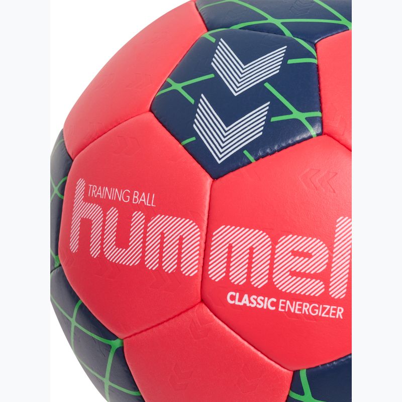 Minge de handbal Hummel Classic Energizer red/marine/green size 0 4