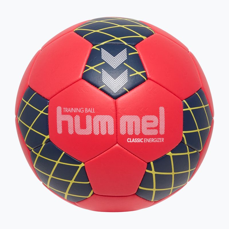 Minge de handbal Hummel Classic Energizer off white/light blue/marine size 2