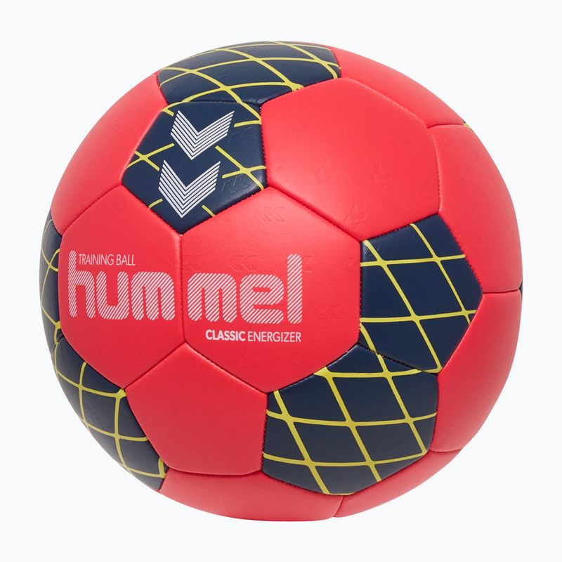Minge de handbal Hummel Classic Energizer off white/light blue/marine size 2 2