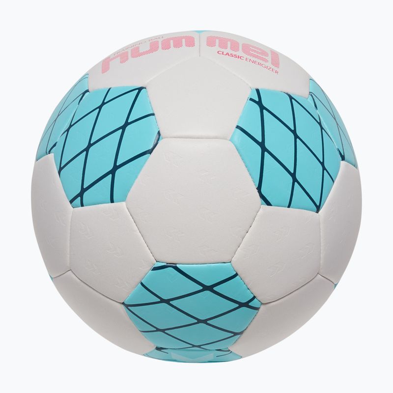 Minge de handbal Hummel Classic Energizer off white/light blue/marine size 2 3