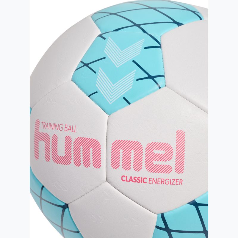 Minge de handbal Hummel Classic Energizer off white/light blue/marine size 2 4