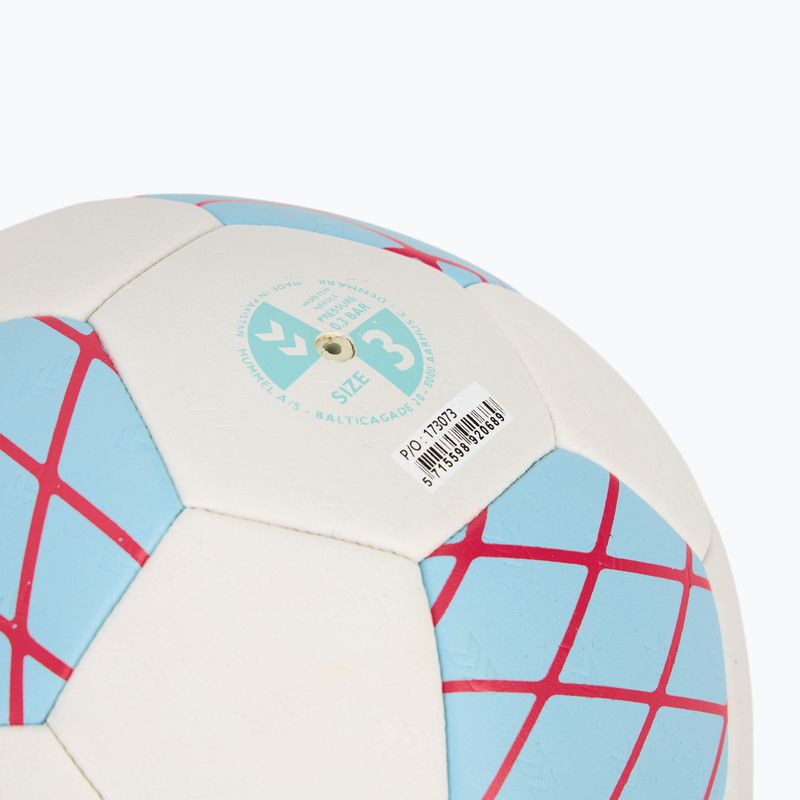 Minge de handbal Hummel Classic Energizer off white/light blue/yellow mărimea 3 3