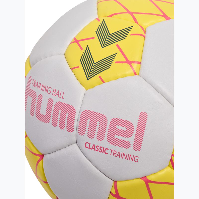 Minge de handbal Hummel Classic Training HB white/yellow/blue size 3 4