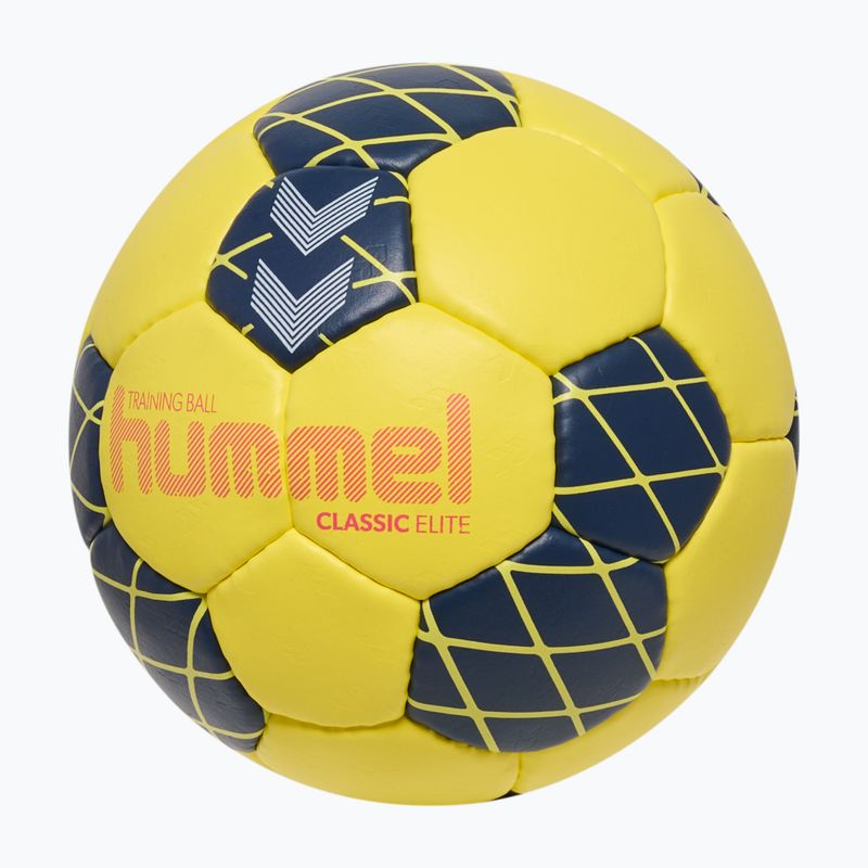 Minge de handbal Hummel Classic Elite HB yellow/marine size 1 2
