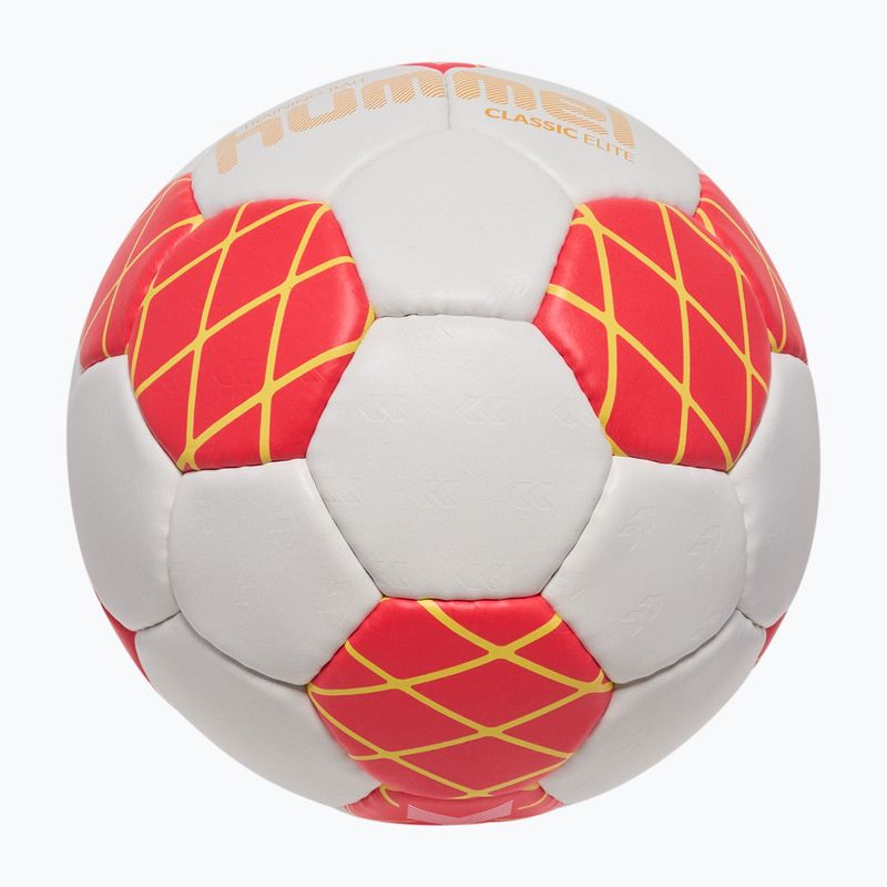 Minge de handbal Hummel Classic Elite HB off white/red/yellow size 1 3
