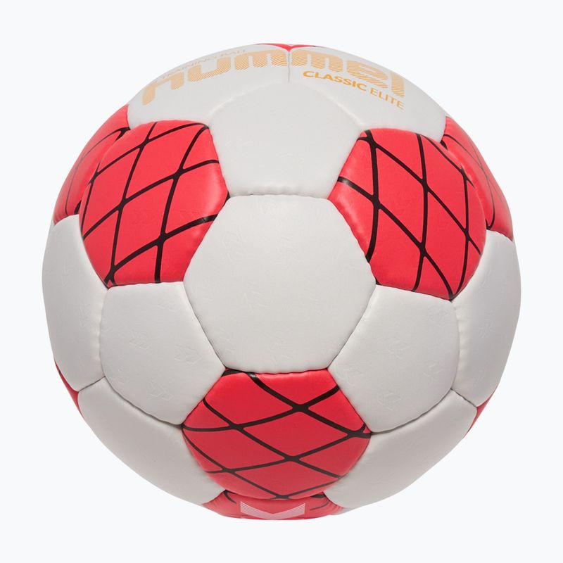 Minge de handbal Hummel Classic Elite HB off white/red/black size 2 3