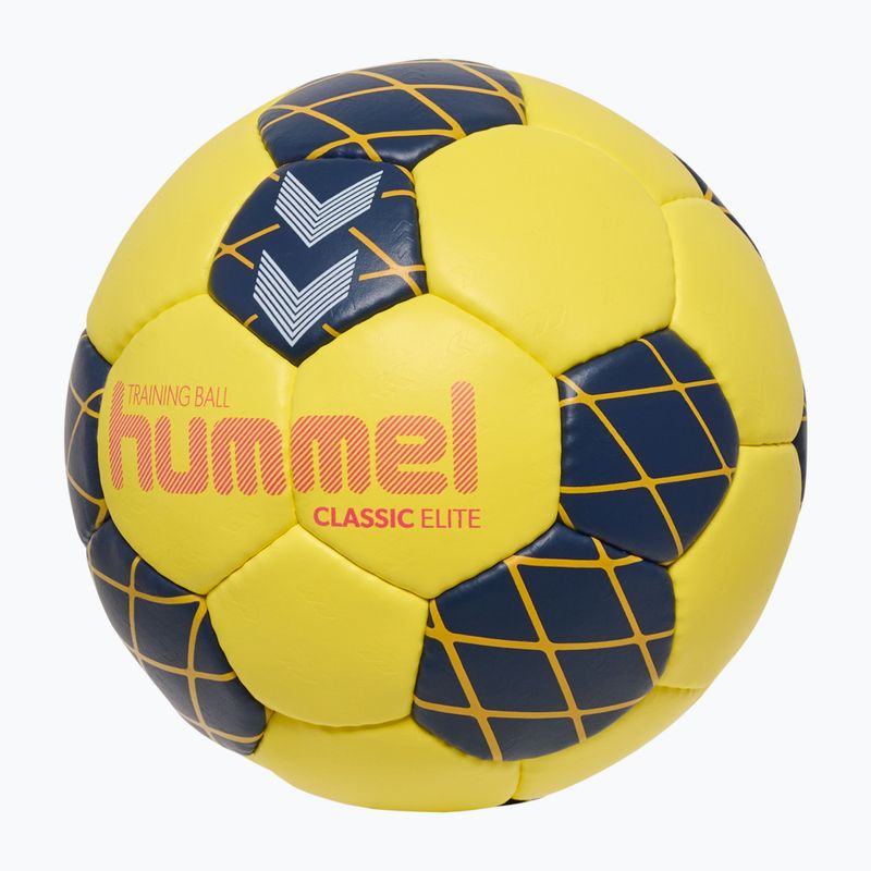 Minge de handbal Hummel Classic Elite HB yellow/marine/red size 3 2