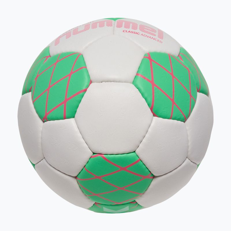 Minge de handbal Hummel Classic Advanced HB off white/green/red size 3 3