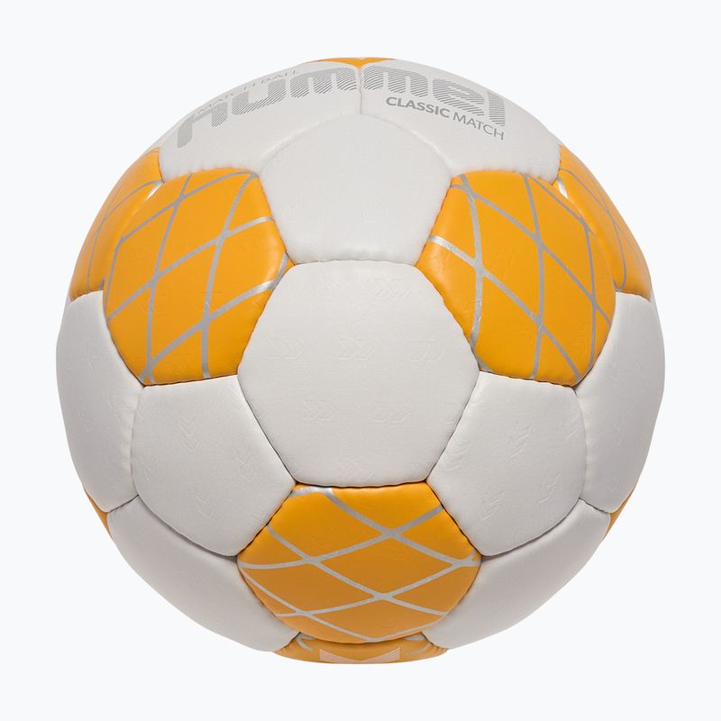 Minge de handbal Hummel Classic Match HB off white/orange/silver size2 3
