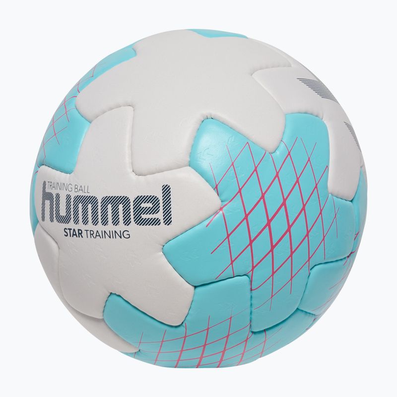 Minge de handbal Hummel Startraining HB white/light blue/navy size 3