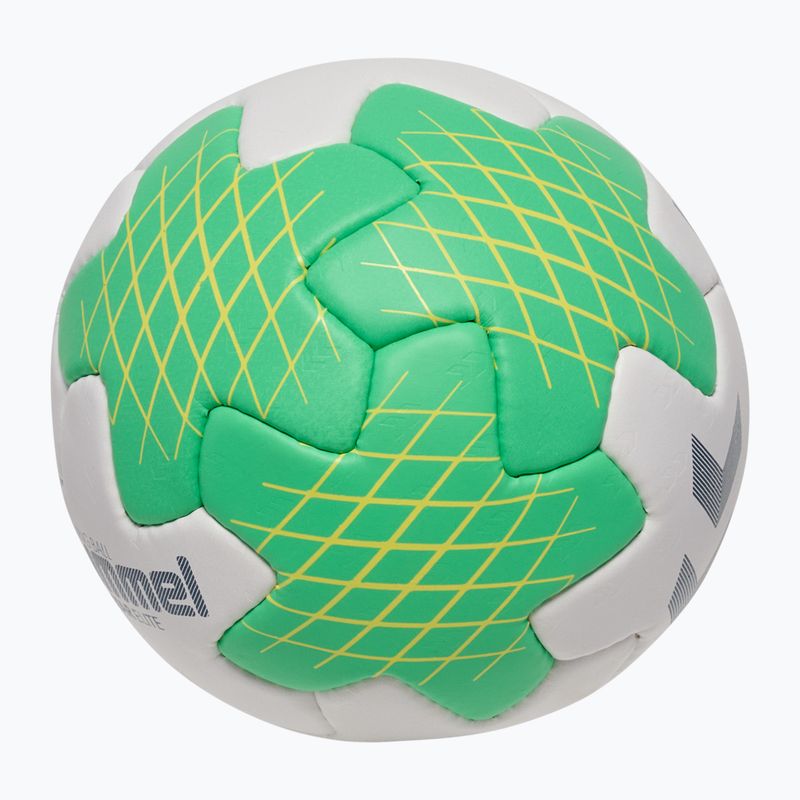 Minge de handbal Hummel Star Elite HB off white/green/yellow mărimea 1 3