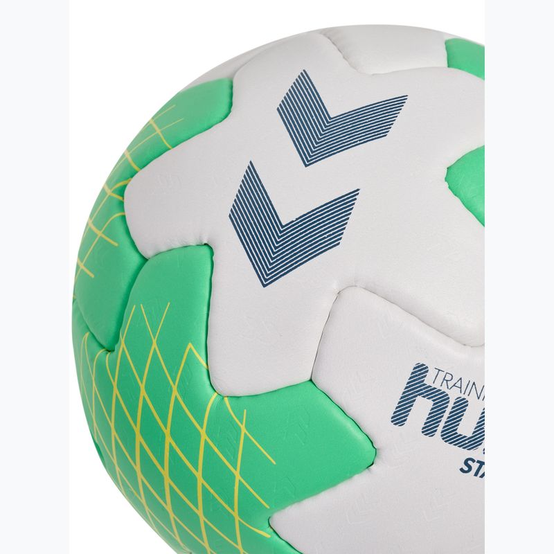 Minge de handbal Hummel Star Elite HB off white/green/yellow mărimea 1 4